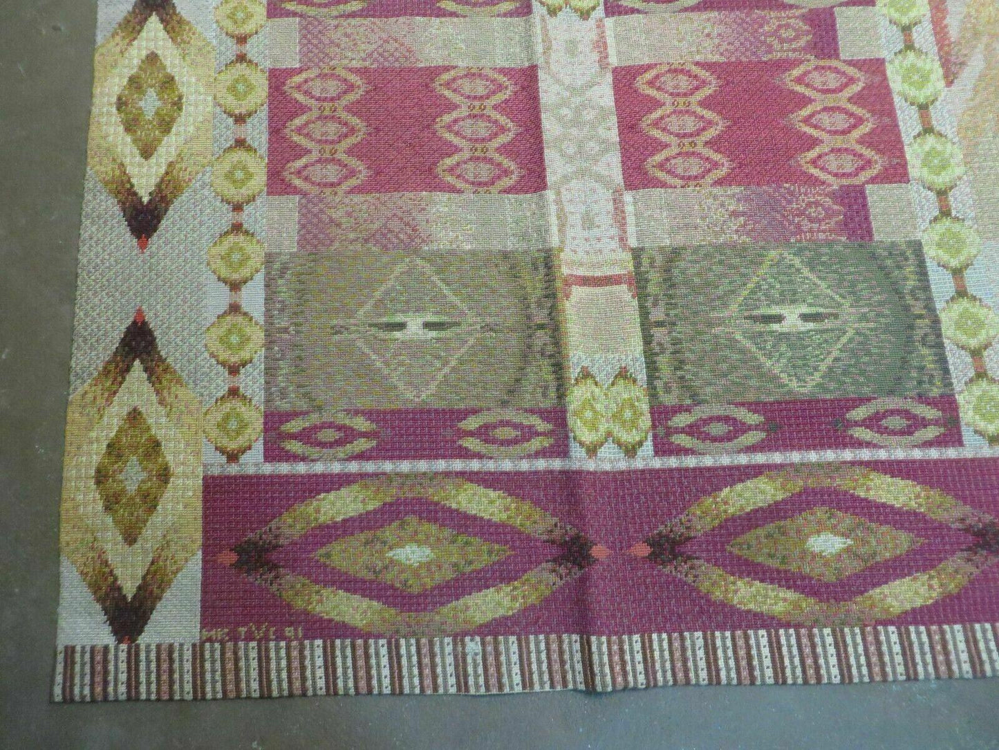 Michaelian And Kohlberg Aubusson Needlepoint Rug 7x10 Handmade Vintage