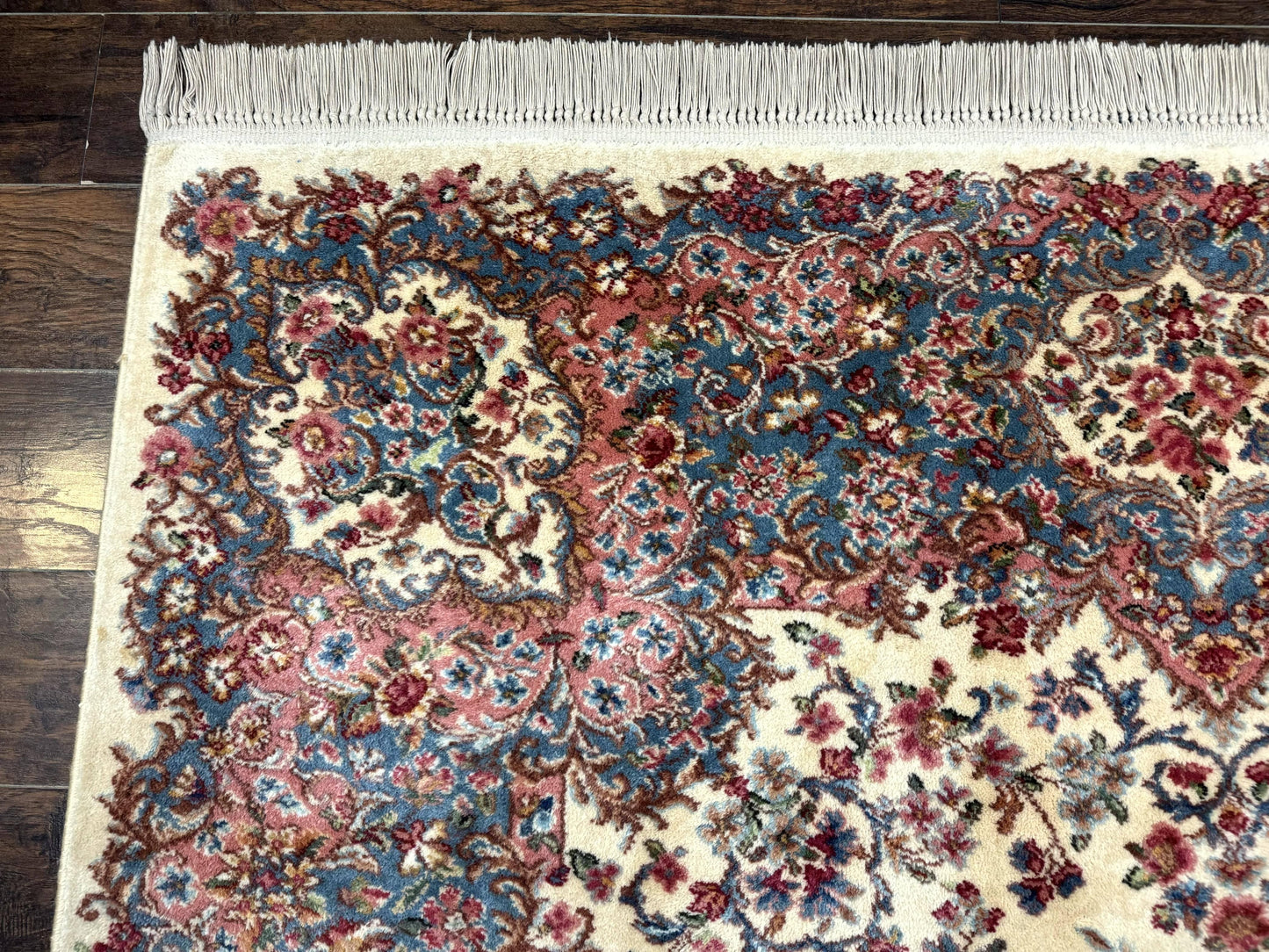 Karastan Ivory Kirman Wool Rug 8.8x12 Original 700 Series Area Rug