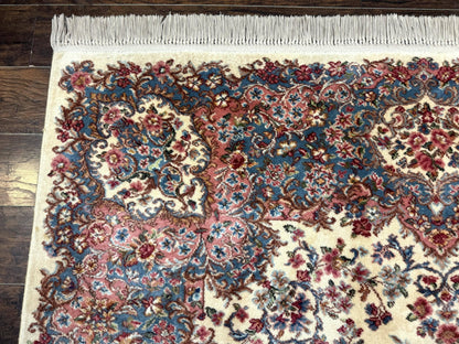 Karastan Ivory Kirman Wool Rug 8.8x12 Original 700 Series Area Rug