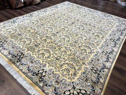 Pak Persian Rug 8x10, Allover Pattern, Fine 225 KPSI, Cream