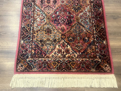 Karastan Rug 3x5 Multicolor Panel Kirman #717, Original 700 Series, Wool Pile, Discontinued