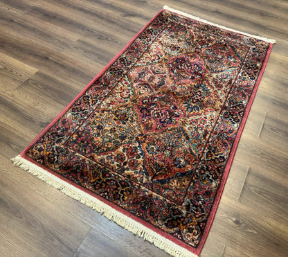 Karastan Kirman Multicolor Panel Rug 3x5 Wool Original 700 Series