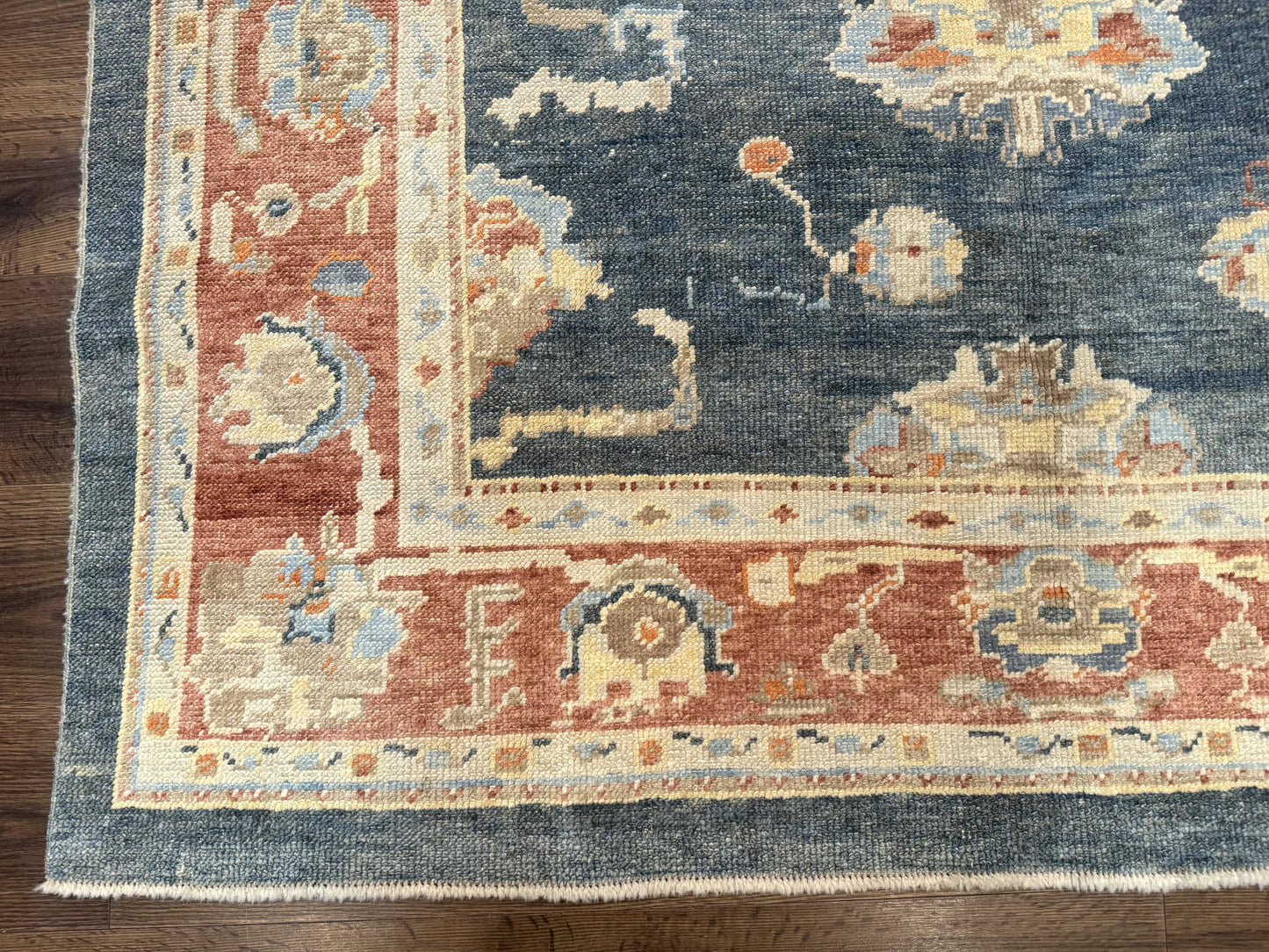 Turkish Oushak Rug 6x9 Sultanabad Carpet Handmade Wool Vintage Oriental Rug