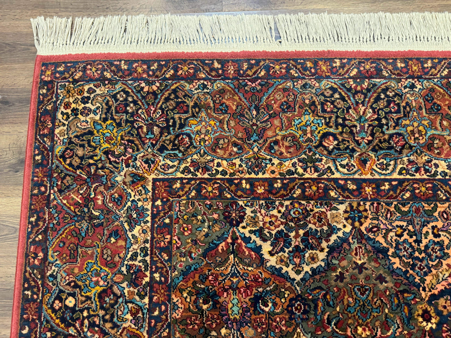 Karastan Kirman Multicolor Wool Rug 8.8 x 10.6 Ft Original 700 Series