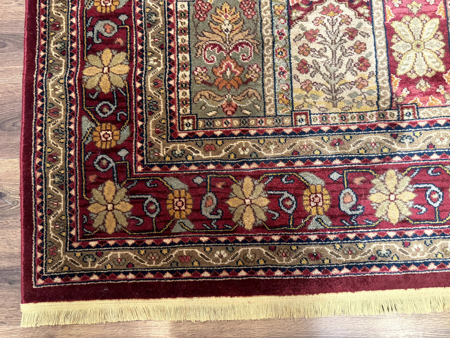 Karastan Bakhtiyari Rug Antique Legends Wool Carpet Multicolor Panel 8.8 x 10