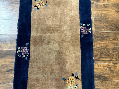 Chinese Peking Hand Knotted Wool Rug 3x5 Antique Art Deco Style