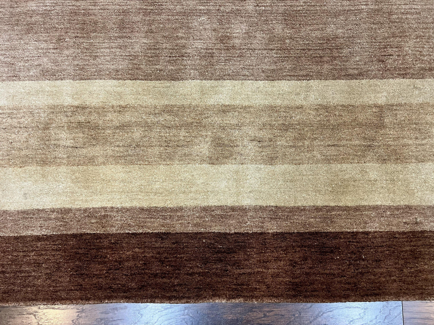 Indo Gabbeh Rug Hand Knotted Wool Area Rug 5x8 Contemporary Design