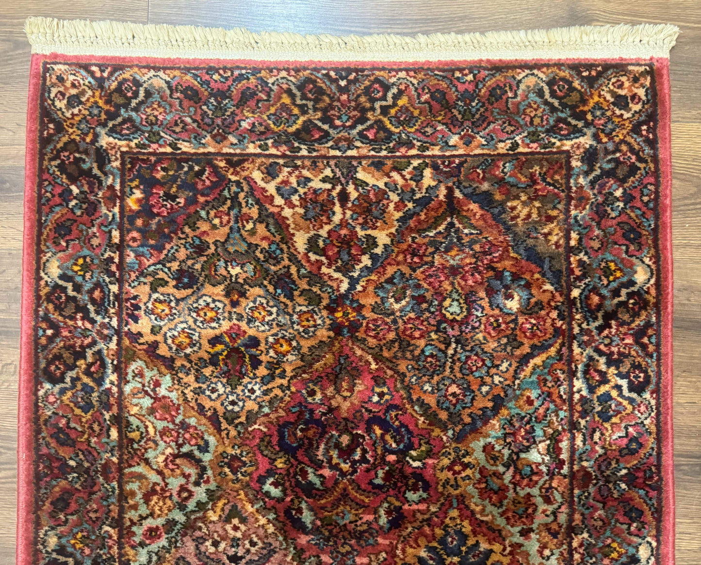 Karastan Kirman Multicolor Panel Rug 3x5 Wool Original 700 Series