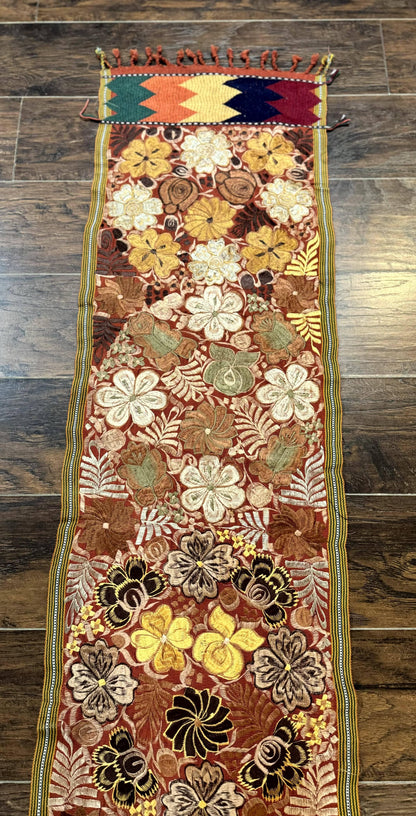 Vintage Table Runner 1.5 x 7.5, Floral