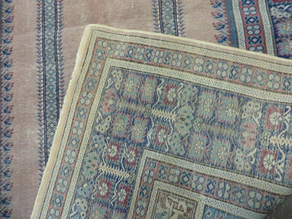 Antique Turkish Mehrab Rug Prayer Wool Handmade 47x67 Vintage Lantern Design