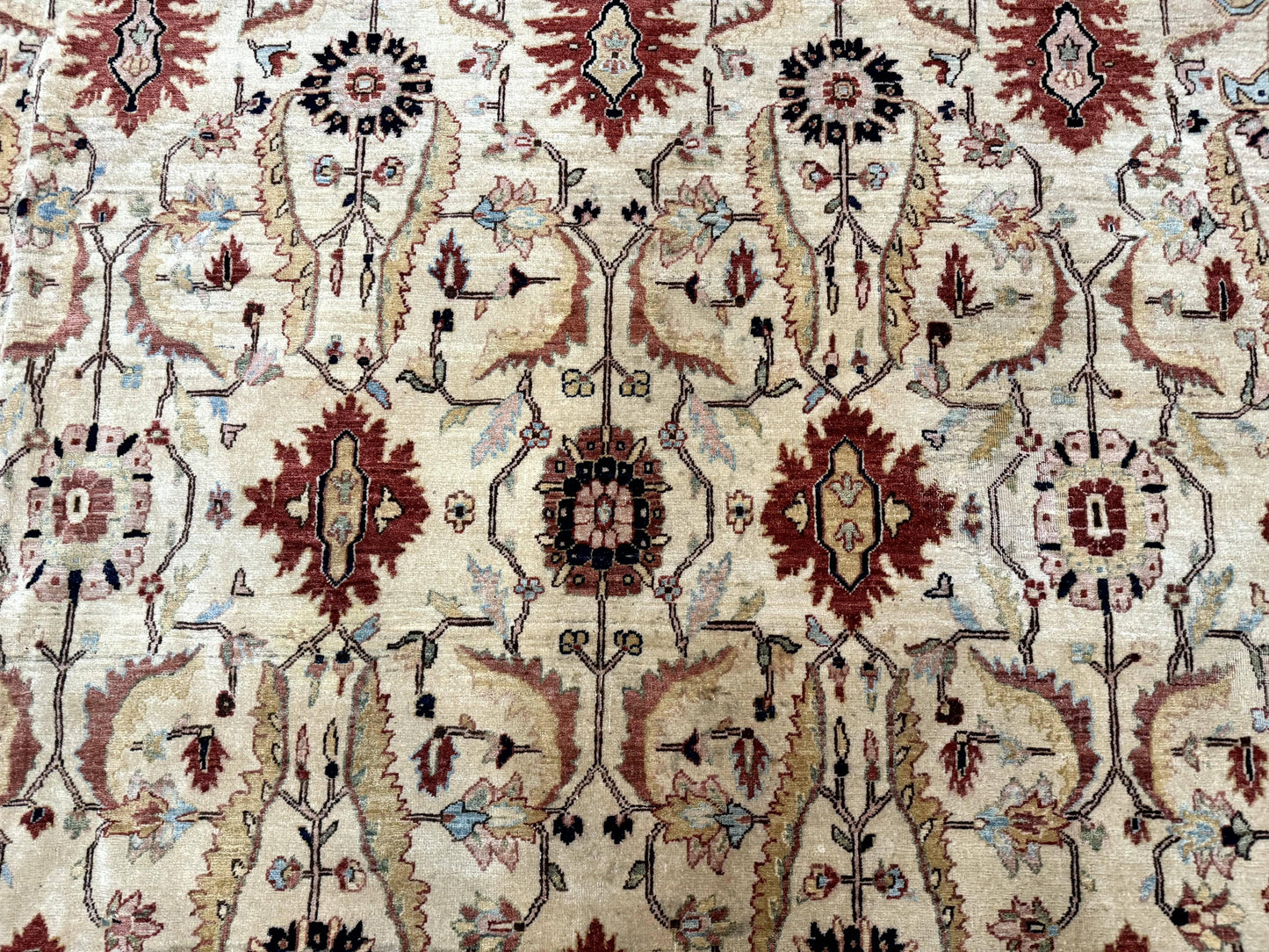 Stark Carpet Palace Sized Traditional Wool Handmade Rug 13x19 Beige