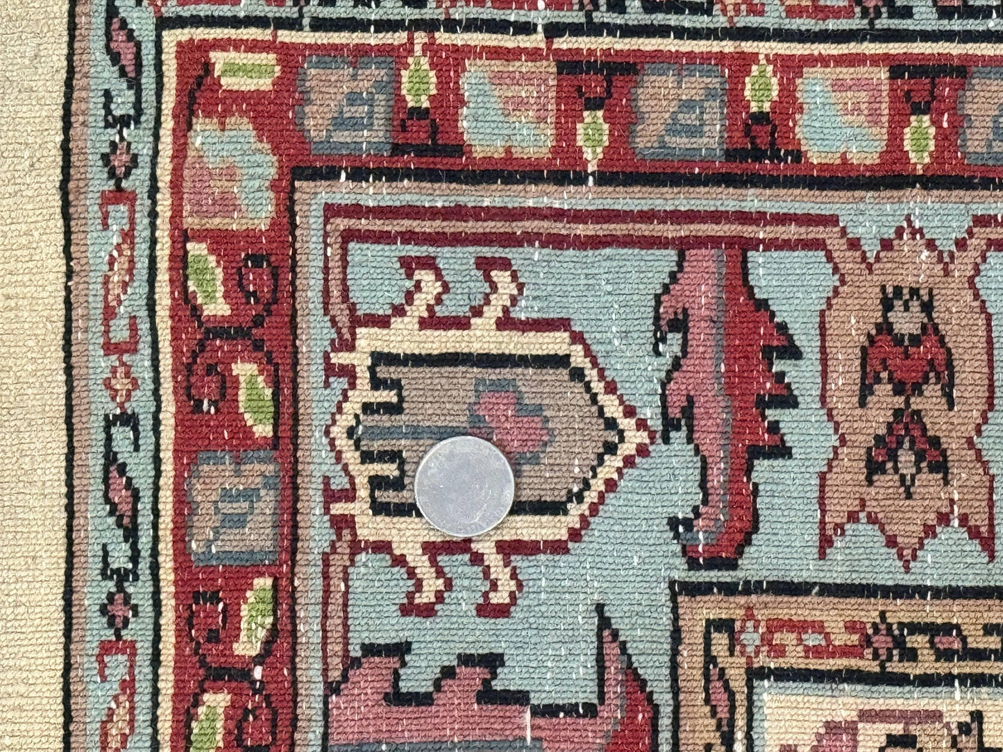 Turkish Kazak Rug 6x9 Hand Knotted Wool Geometric Medallions