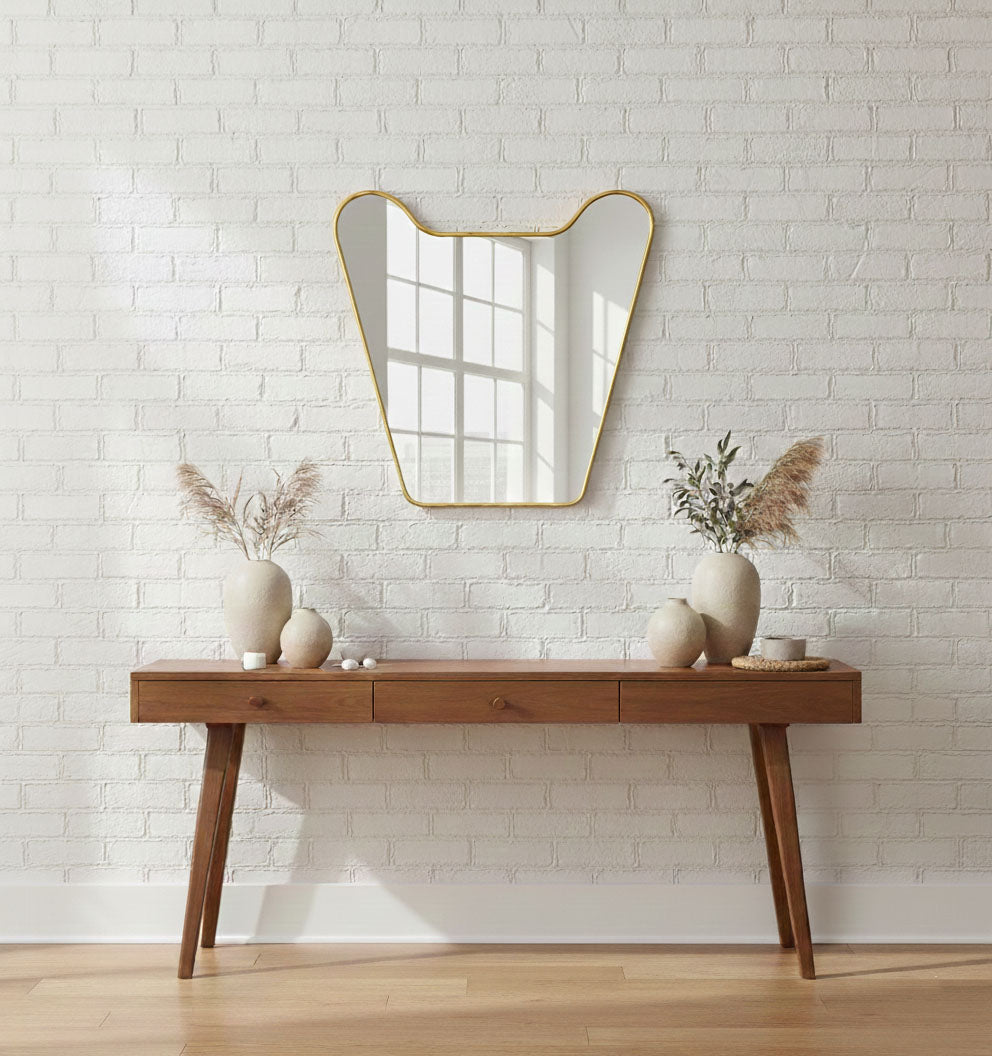 Bathroom mirror over vanity