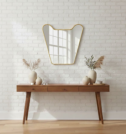 Bathroom mirror over vanity