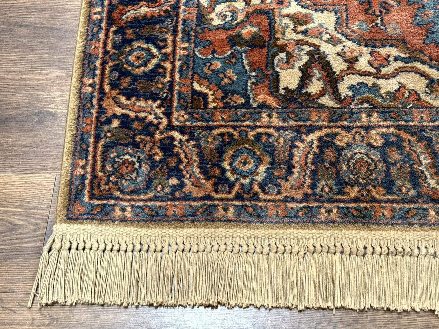 Karastan Rug 4x6 Vintage Serapi Wool Pile Antique Carpet 700 Series