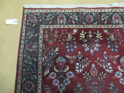 Jaipur Floral Oriental Wool Rug Vintage Handmade Indian 4 By 6 Rug