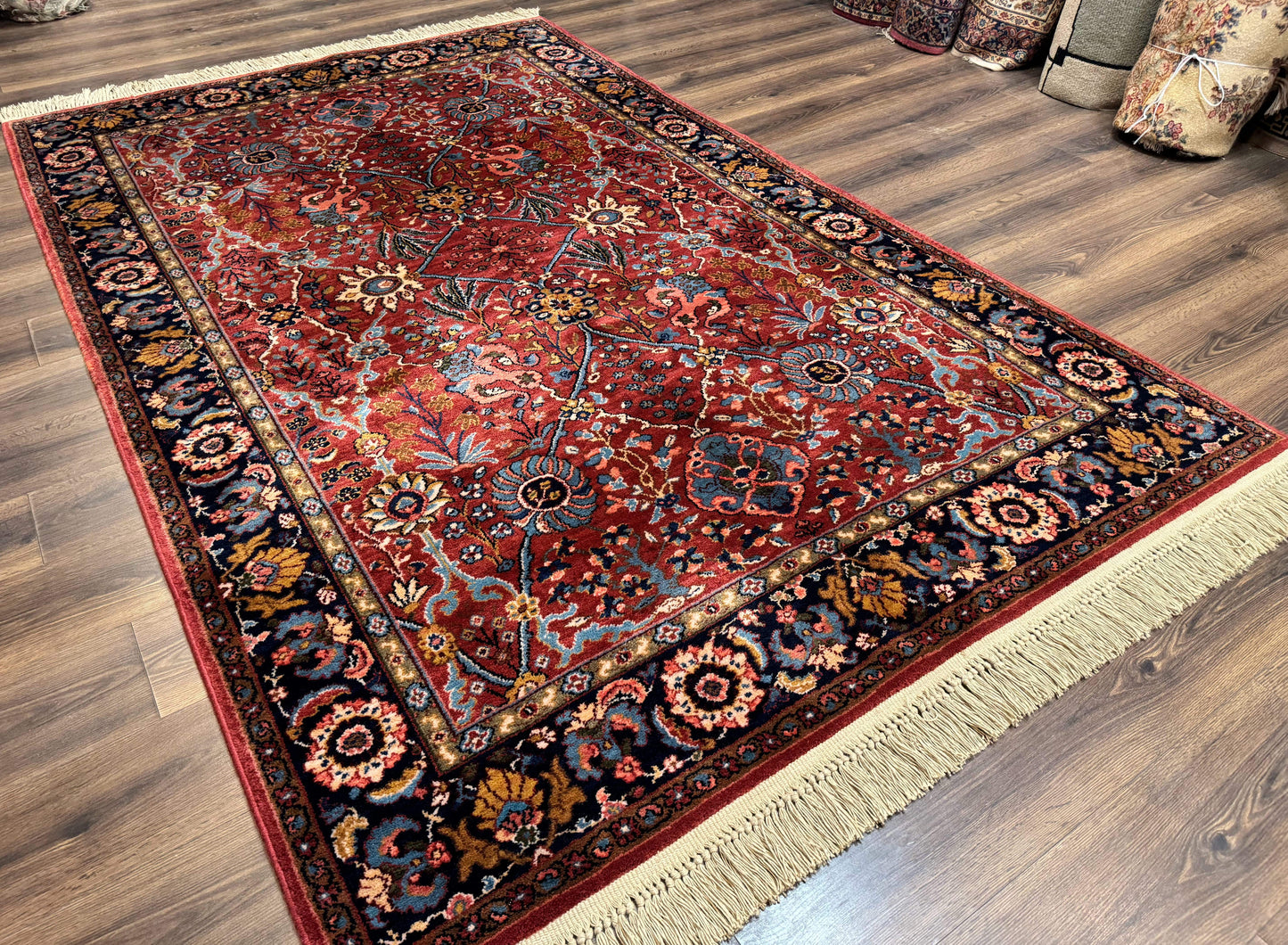 Karastan Rug Ispahan Vintage Wool Area Rug 5.9 X 9 Inches Classic 700 Series