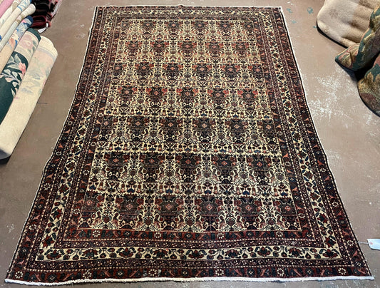 Persian Afshar Rug Wool Hand Knotted 5x7