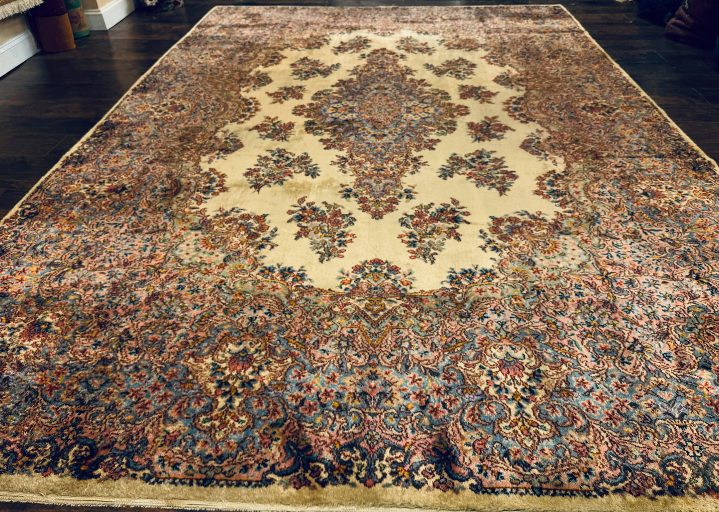 Karastan Kirman Rug 781 Antique Oriental Wool Area Rug 8.8 By 12 Feet