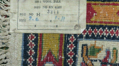 Handmade Persian Rug 2x3 Small Wool Hand Knotted Oriental Floral Medallion