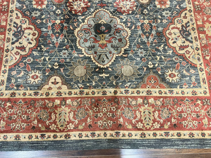 Safavieh Mahal Persian Rug 8x11 Navy Red Vintage Power Loomed Polypropylene