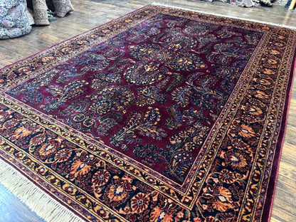 Karastan Rug Antique Wool Pile Sarouk Lanamar 8.6x12 Vintage Discontinued