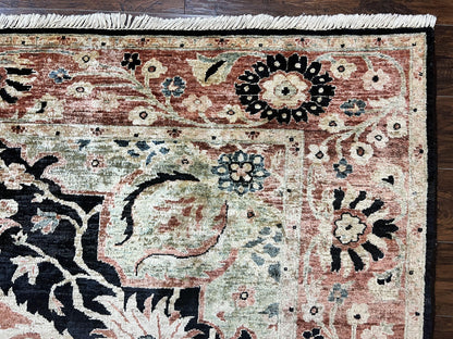 Pak Persian Rug 8x10 Mahal Sultanabad Vintage Medallion Wool Carpet