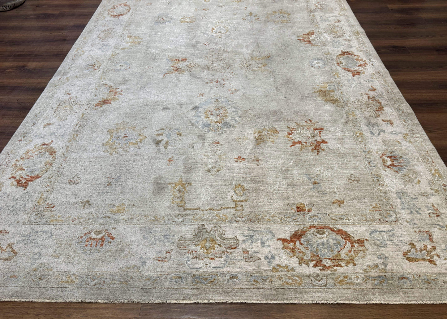 Modern Turkish Oushak Rug 7x9, Netural Colors