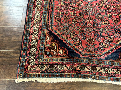 Antique Persian Tribal Rug 3.6 x 5, Hamadan Angelas Rug