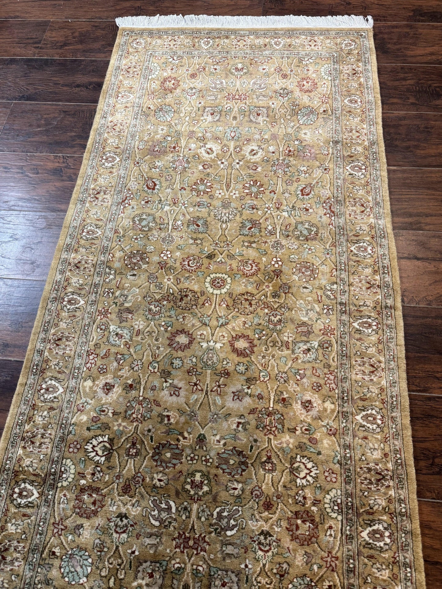 Persian Runner Rug 3x8, Traditional Wool Runner Rug for Hallway or Kitchen, Pak Persian Rug, Fine 225 KPSI