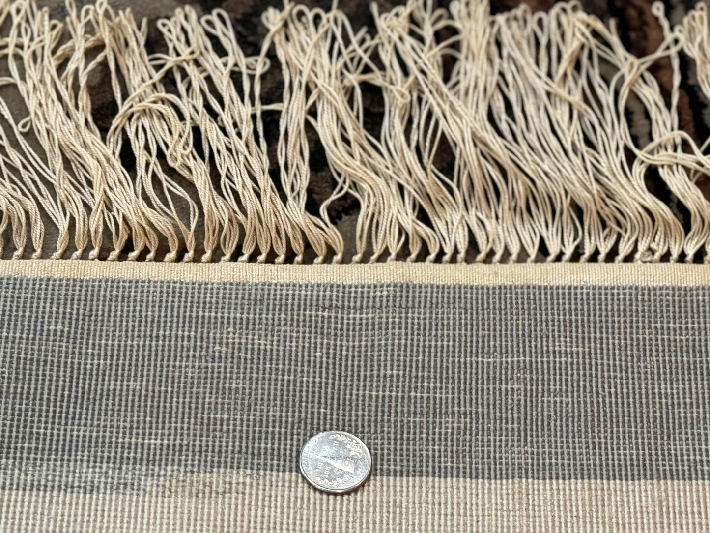 Chinese Silk Wall Hanging Hand Knotted 3x5 Feet River And Boat Scene Rug Tapestry For Home Decor