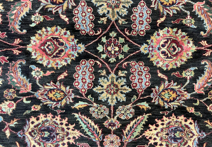 Indo Persian Rug 8x10 Hand Knotted Wool Floral Vintage Area Rug Nourison