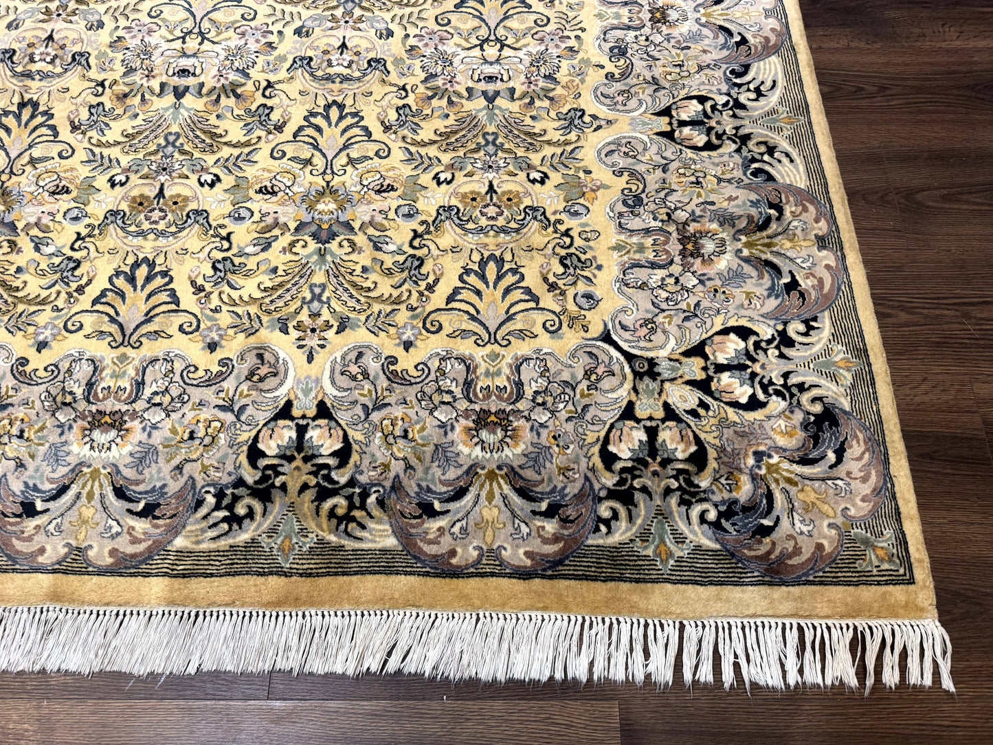 Pak Persian Rug 8x10, Allover Pattern, Fine 225 KPSI, Cream