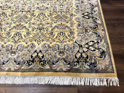 Pak Persian Rug 8x10, Allover Pattern, Fine 225 KPSI, Cream
