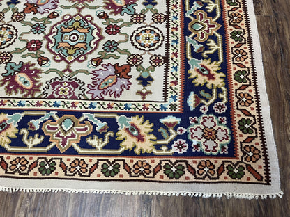 Antique Turkish Kilim Rug 7x10 Hand Woven Wool Flatweave Vintage Carpet