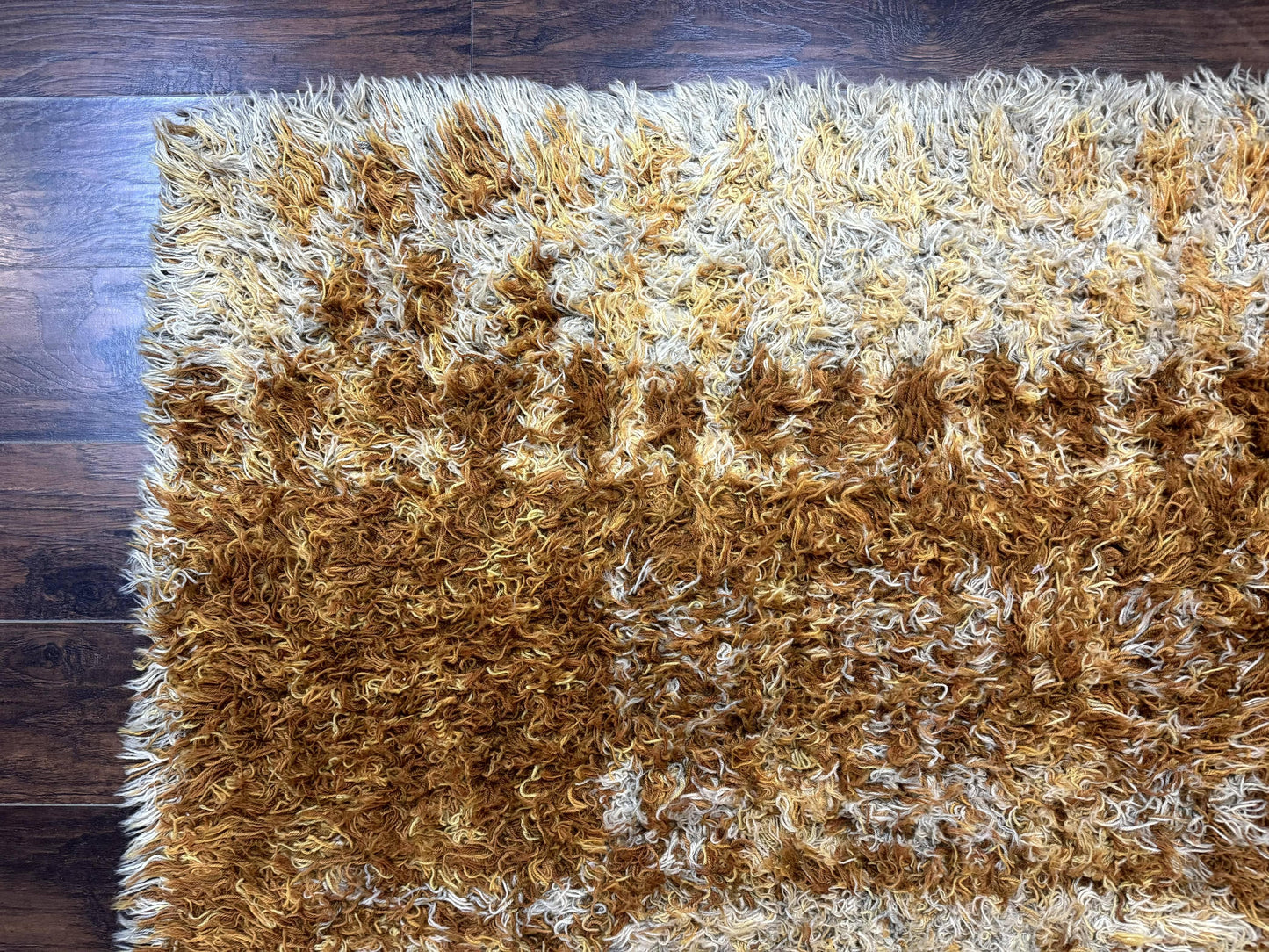 Vintage Rya Shag Rug 5.5 x 7.7