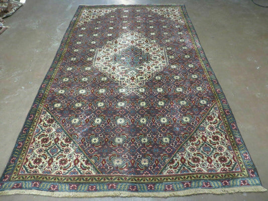 Antique Indian Amritsar Wool Rug With Vegetable Dyes Traditional Vintage Home Decor