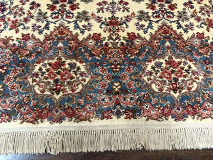Karastan Ivory Kirman Wool Rug 8.8x12 Original 700 Series Area Rug