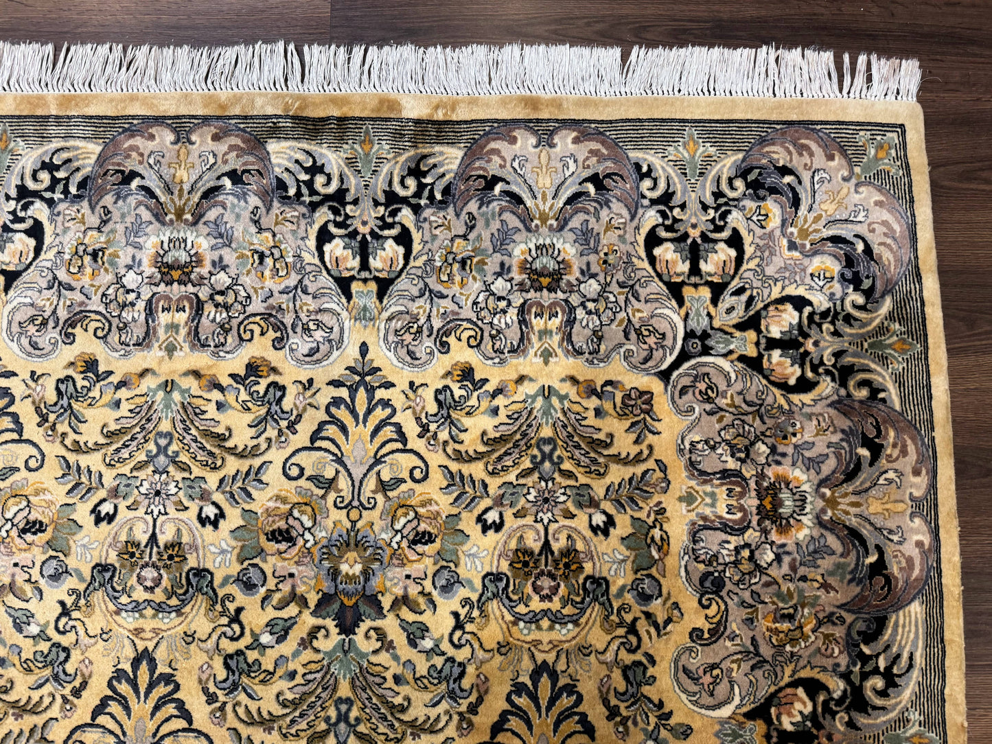 Pak Persian Rug 8x10, Allover Pattern, Fine 225 KPSI, Cream