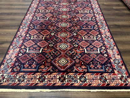 Karastan Rug 5x8, Yuruk Collection #530, Geometric Tribal Wool Pile Vintage Carpet