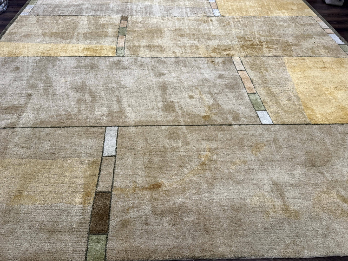 Tufenkian Tibetan Rug 12x16 Handmade Wool Palace