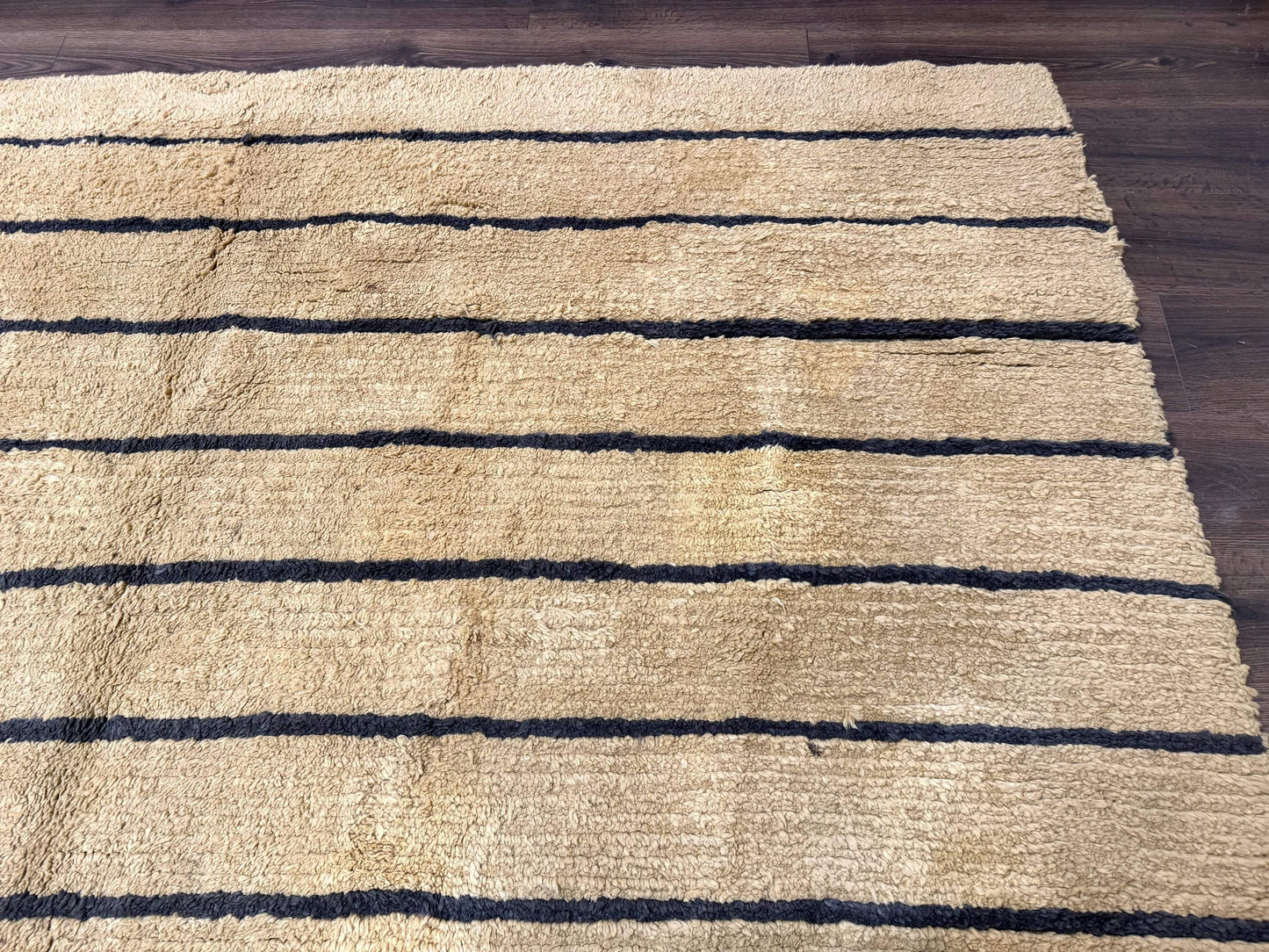 Modern Nepali Rug 13 x 15.6, Palace Size Wool Custom Made Rug, Tan, Large Nepali/Tibetan Carpet