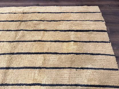 Modern Nepali Rug 13 x 15.6, Palace Size Wool Custom Made Rug, Tan, Large Nepali/Tibetan Carpet