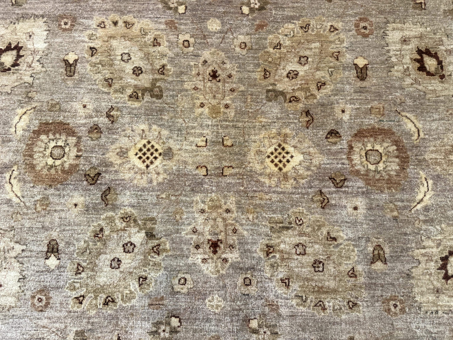 Pakistani Peshawar Rug 8x11, Indo Persian Mahal Carpet, Traditional Wool Oriental Rug