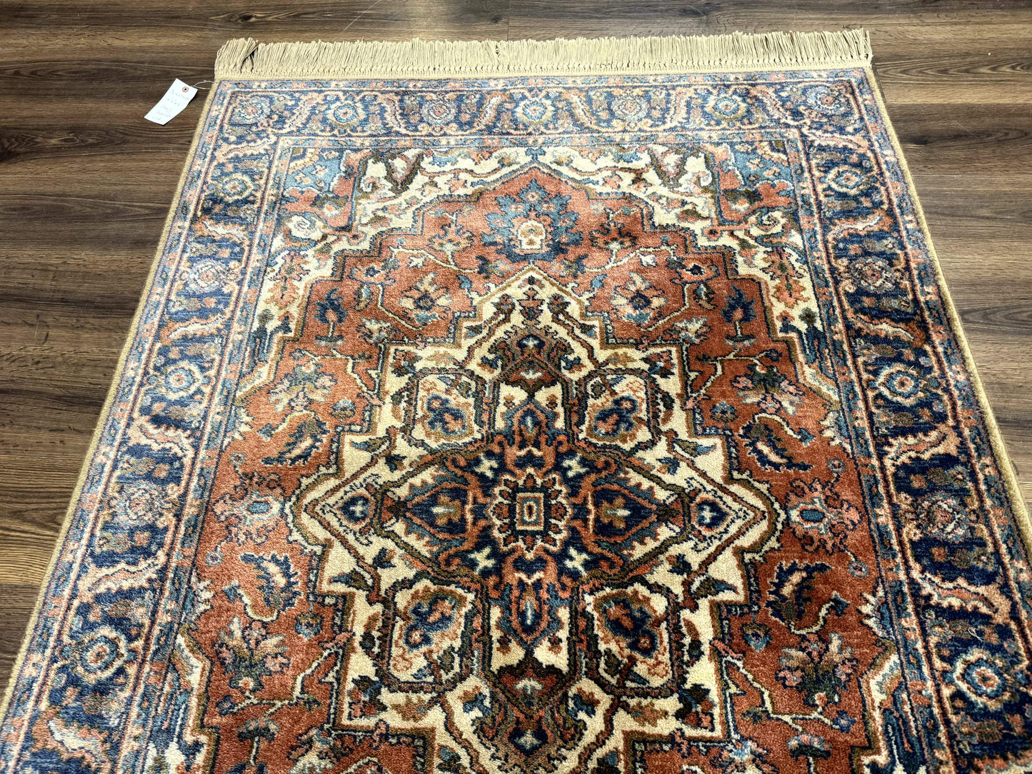 Karastan Rug 4x6 Vintage Serapi Wool Pile Antique Carpet 700 Series