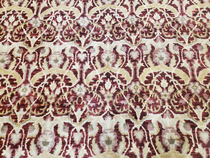 Hand Knotted Wool Rug Indian Nepalese 9x12