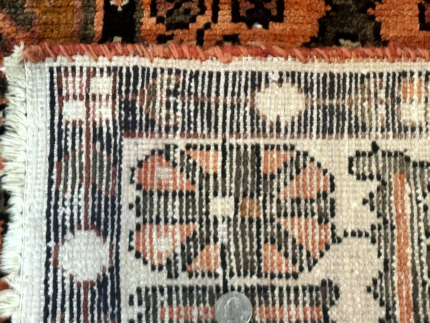 Persian Bakhtiari Tribal Rug 7x10 Hand Knotted Wool Panel Vintage Semi Antique