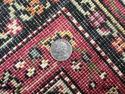 Karastan Rug 6x9, Williamsburg Herati #558, Wool Karastan Carpet, Vintage Karastan Persian Area Rug, Wool Pile