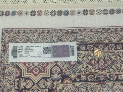 Turkish Silk Rug 4x6 Dome Design Bamboo Silk Memluk Carpet