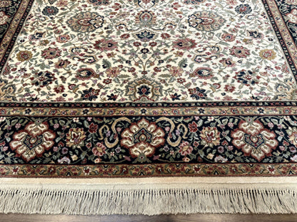 Karastan Rug 8.8 x 12 Ivory Indo Kirman #700/706, Wool Original Series